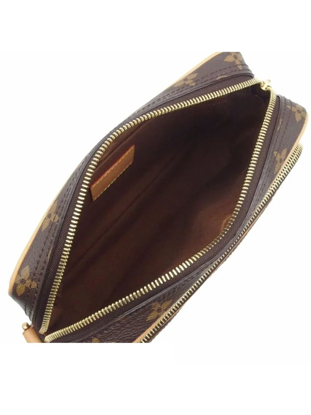 Louis Vuitton Nile Brown Monogram Wide NIGO Collaboration 2-Way Shoulder Bag